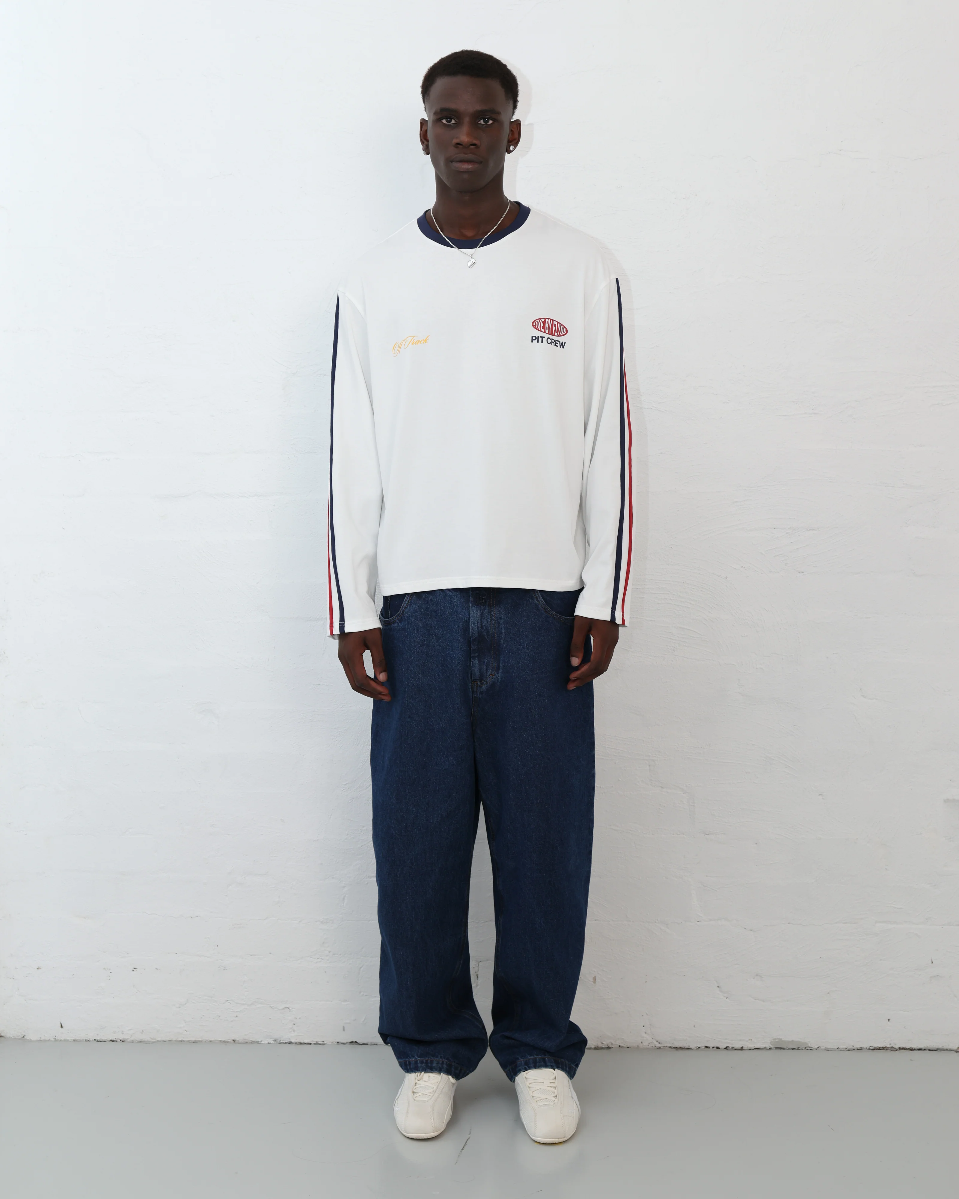 Red Bull Pit Lane / FBF LS Crop Boxy Tee - Image 5