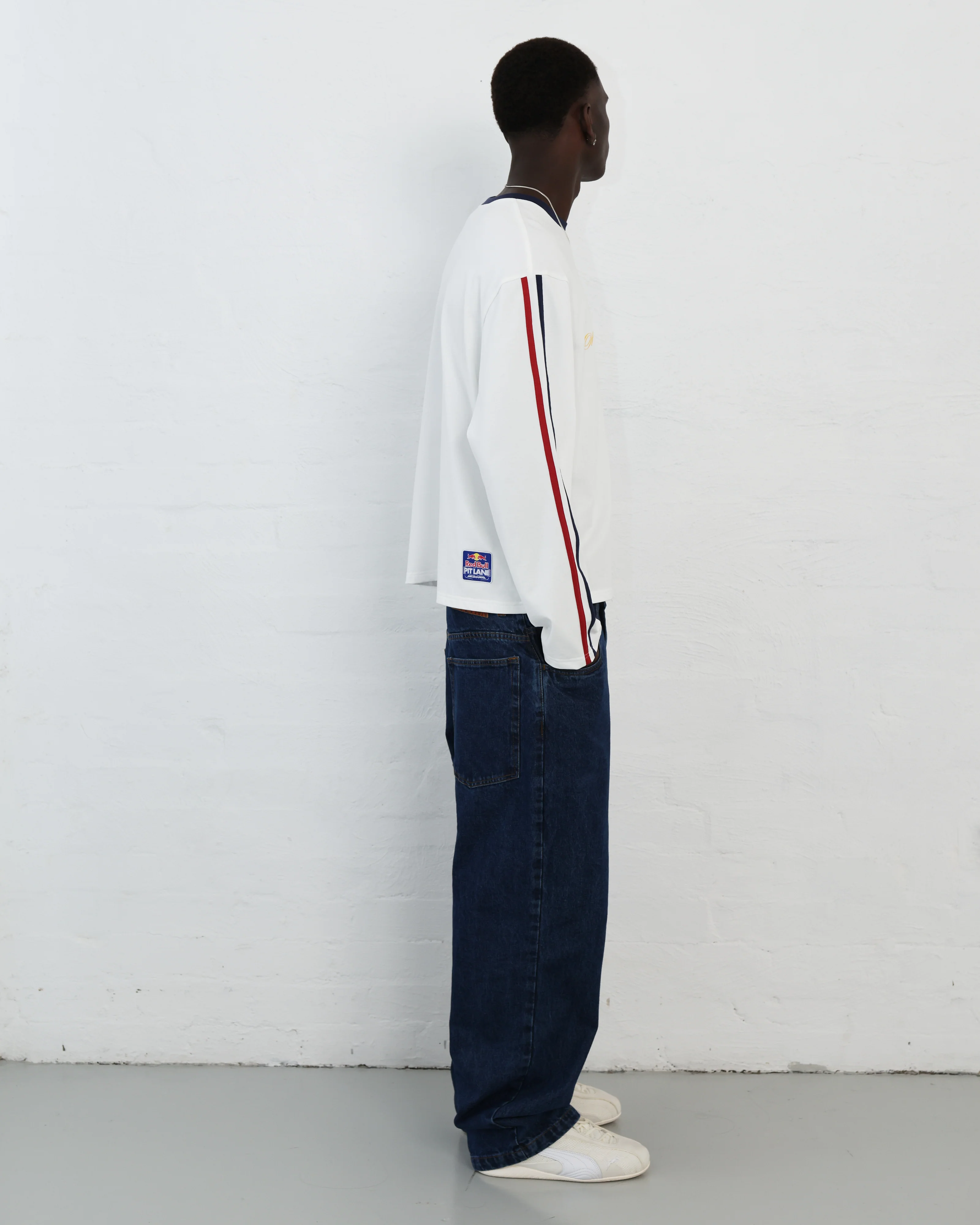 Red Bull Pit Lane / FBF LS Crop Boxy Tee - Image 8