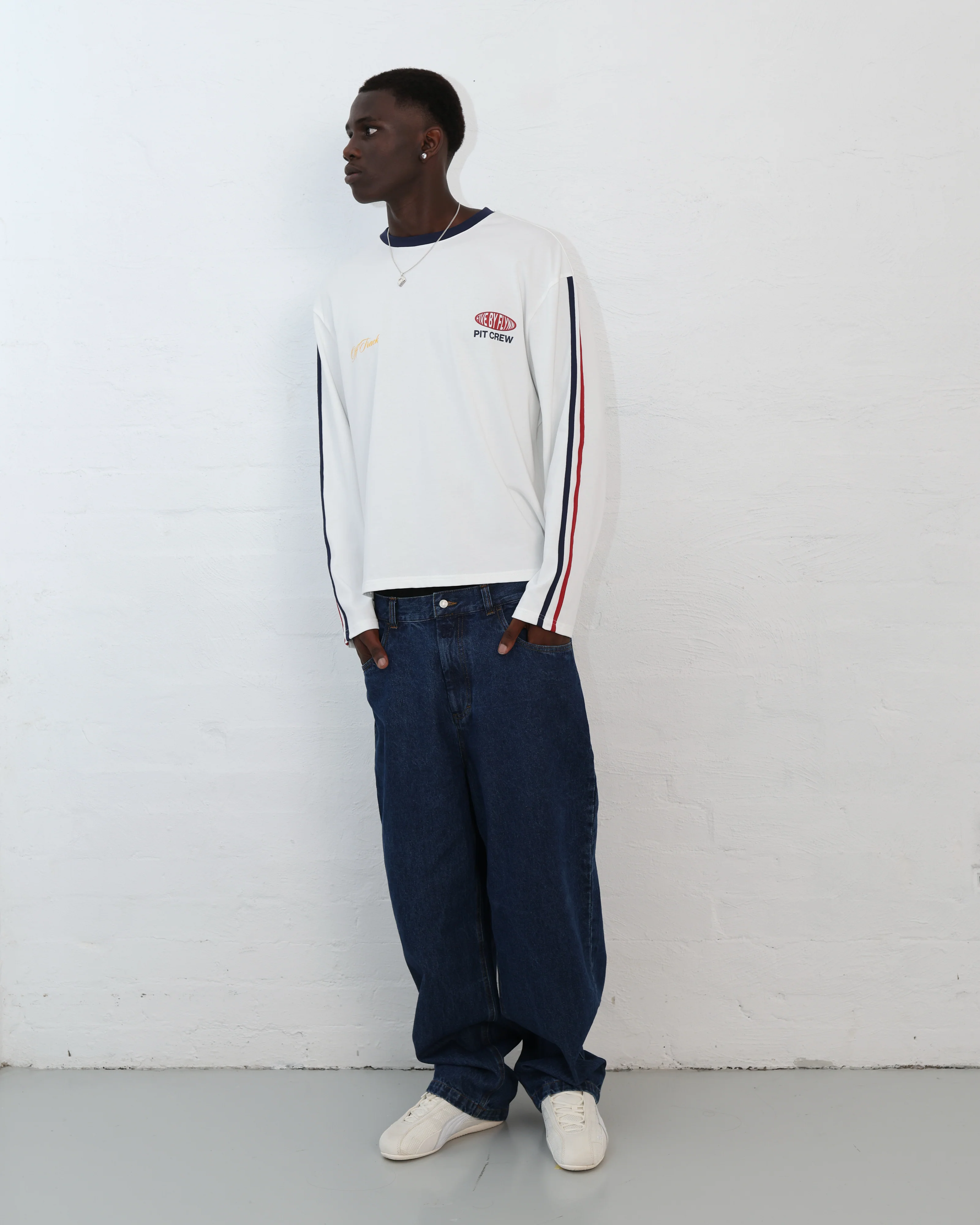 Red Bull Pit Lane / FBF LS Crop Boxy Tee - Image 9