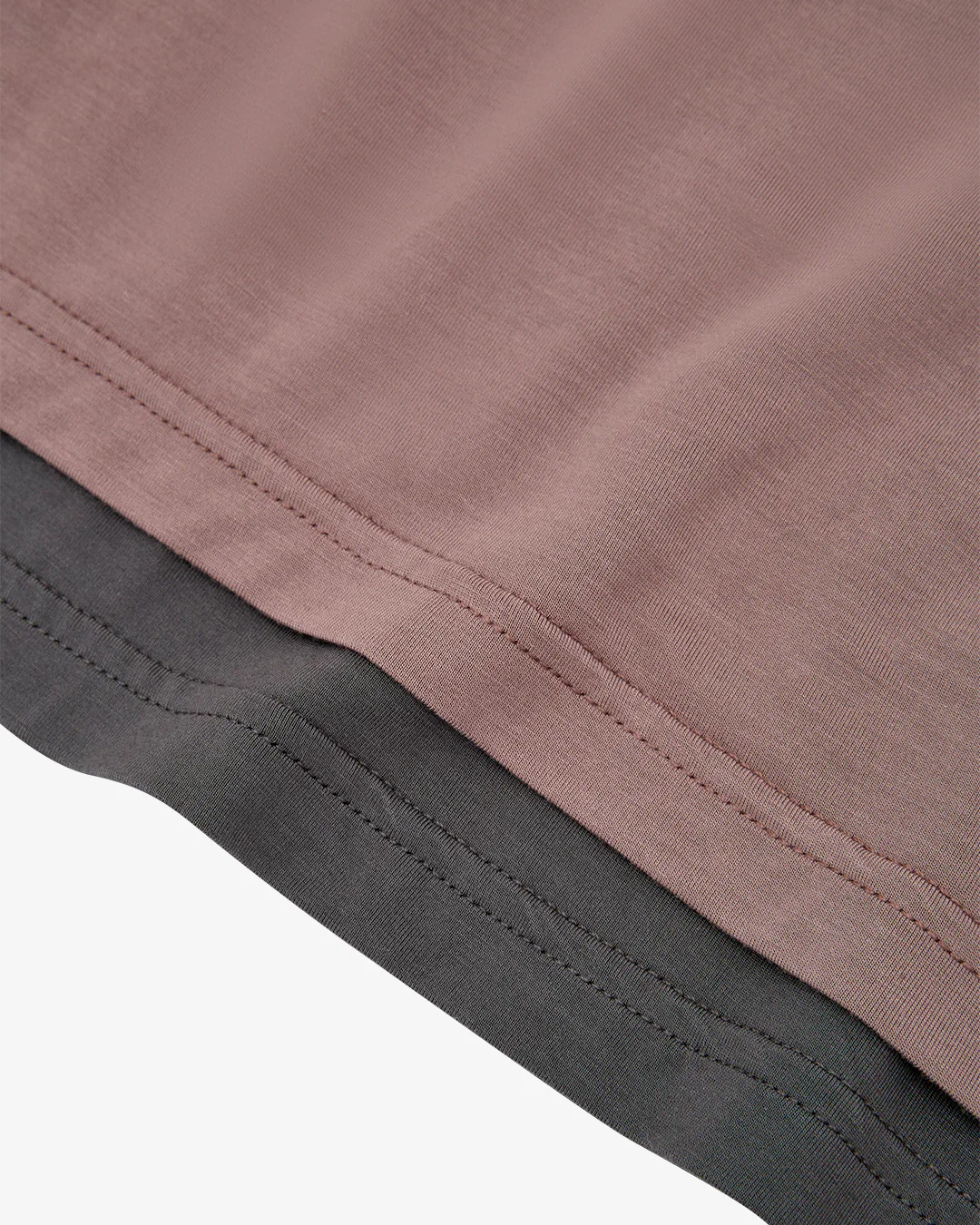 Womens Asym Layered Mini Dress - Image 4