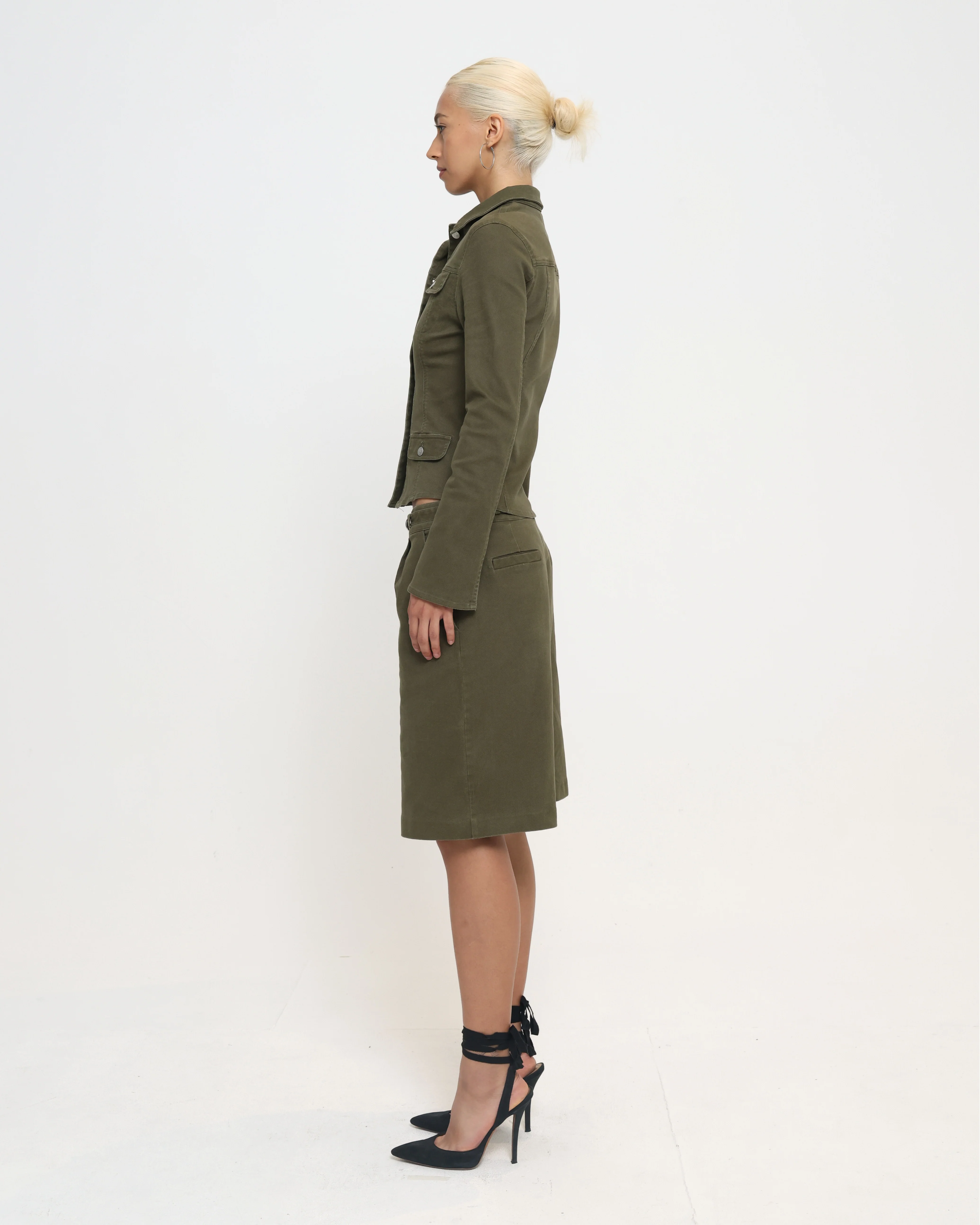 Women's Fitted Denim Jacket - Image 5