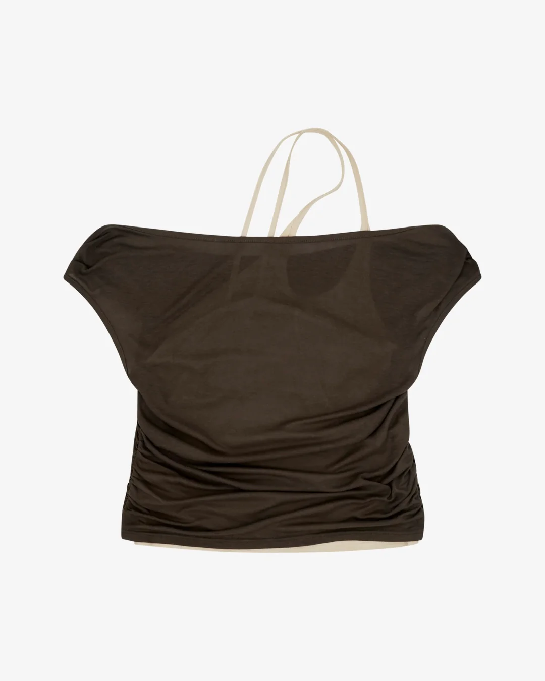 Womens Layered Off Shoulder Top - Image 3