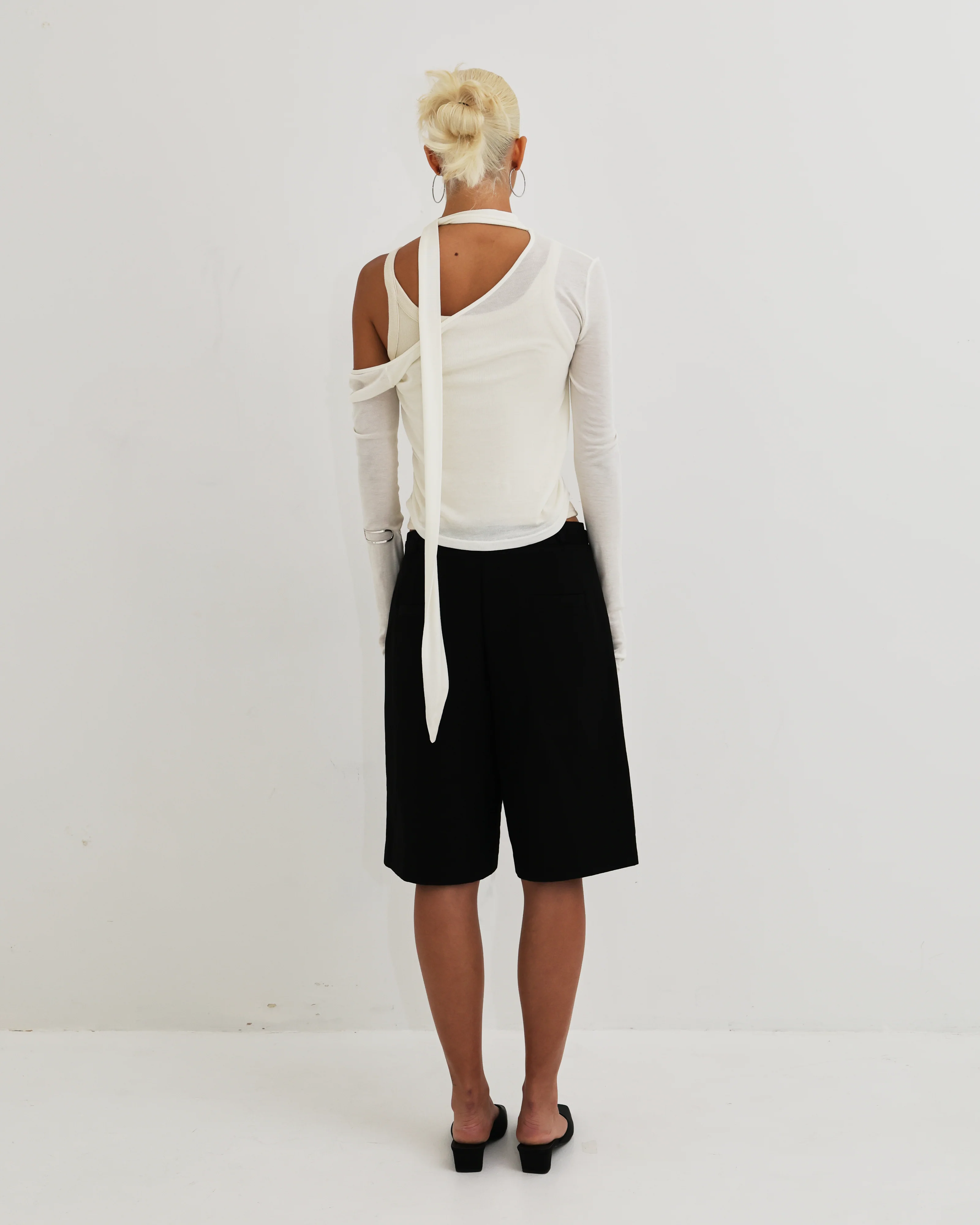 Women's Layered Scarf Top - Image 6