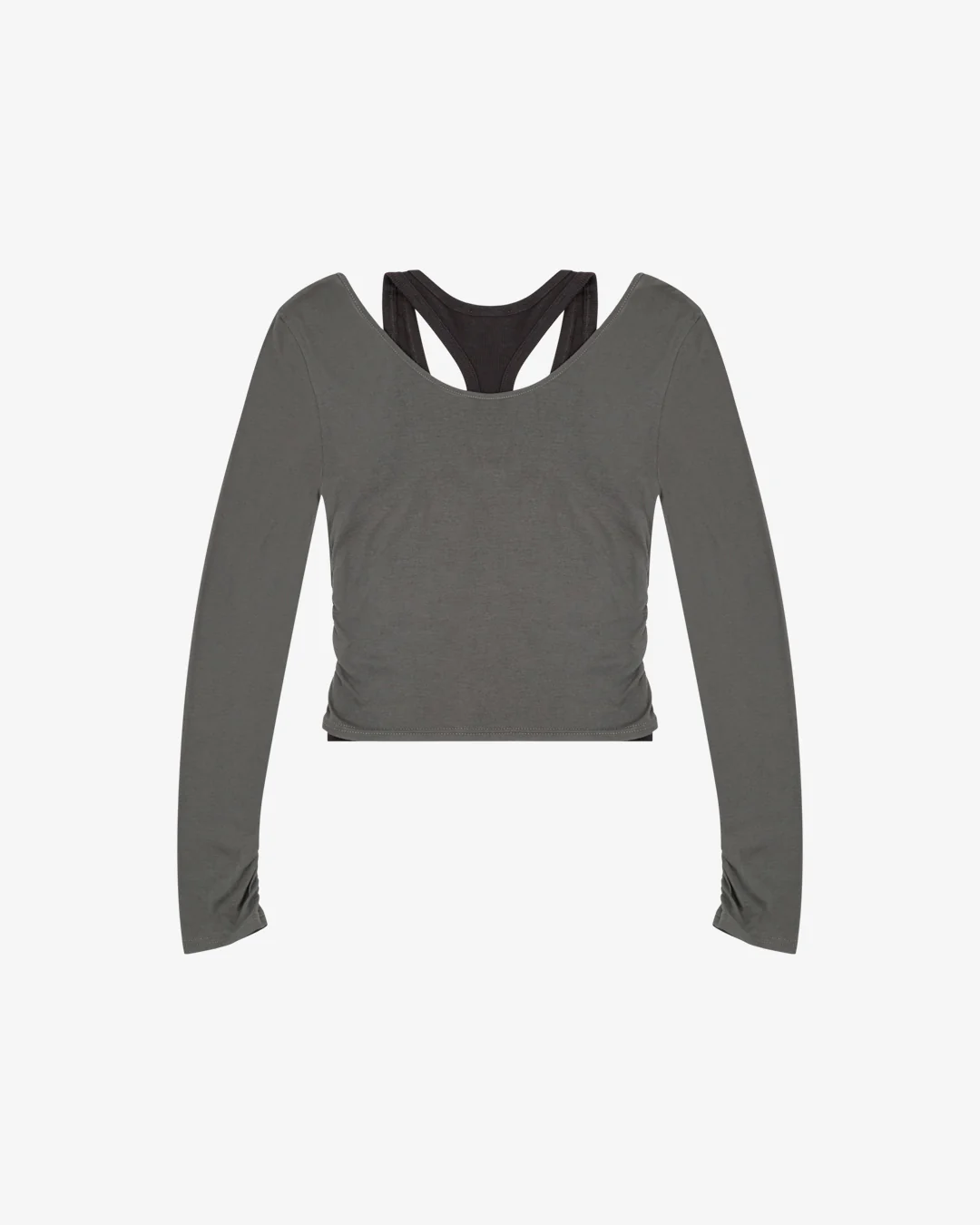 Women's LS Layered Racerback Tank - Image 3