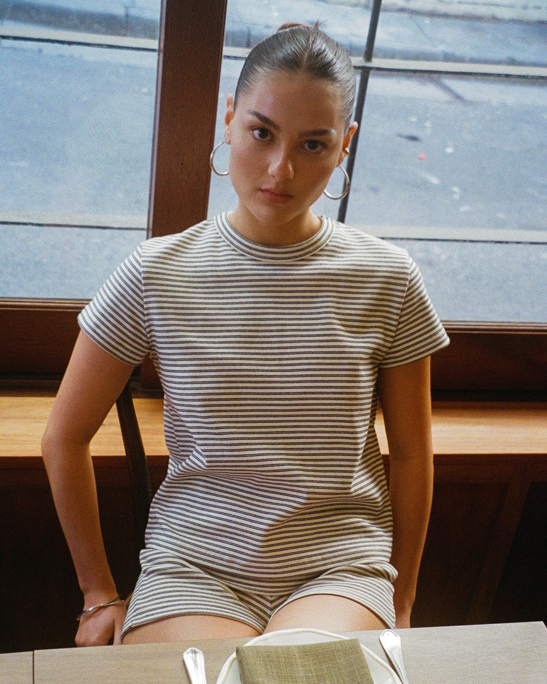 Womens Stripe Tee - Image 7