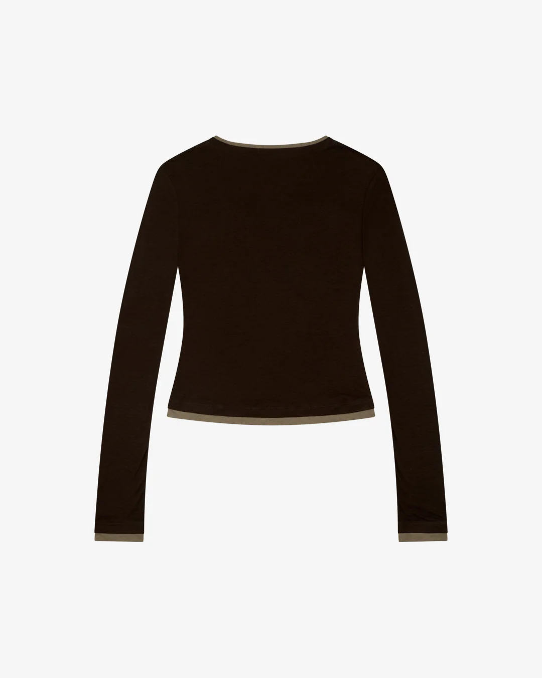 Women's V Neck LS Tee - Image 3